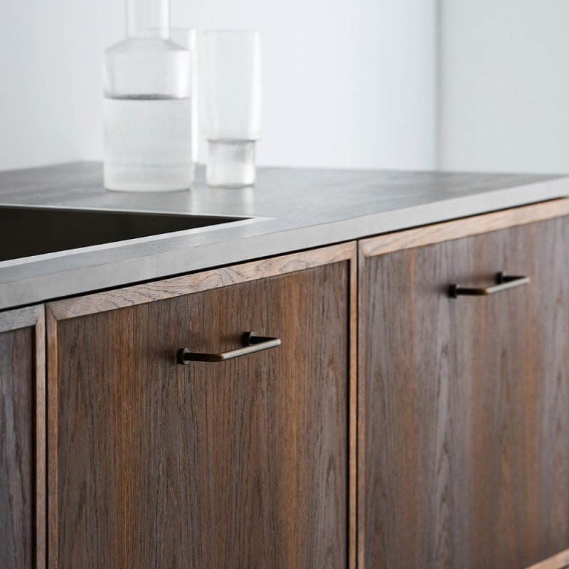 Handtag Lounge - 160mm - Antik brun