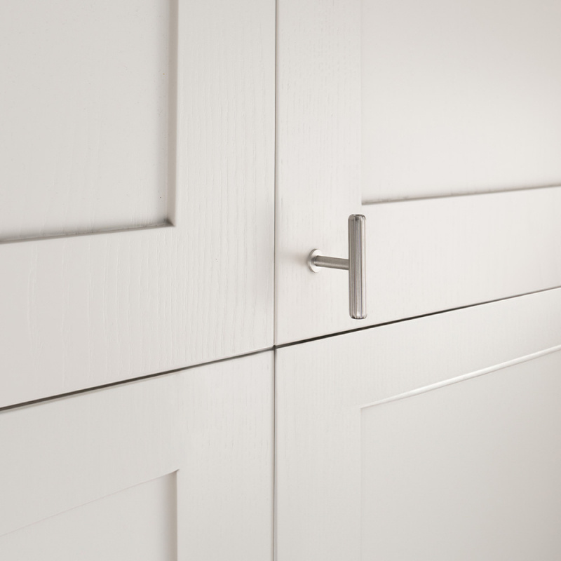 Knopp T Rille mini - Rostfri look