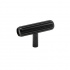 Knopp T Rille - Borstad svart Knopp T Rille - Borstad svart