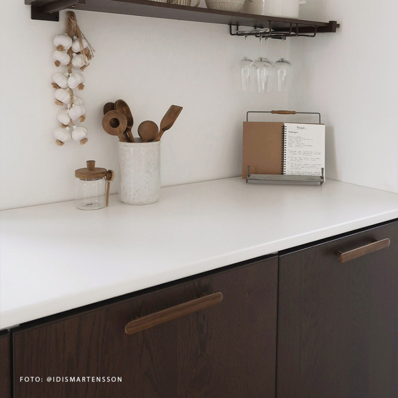 Handtag Brutus - 160mm - Valnöt