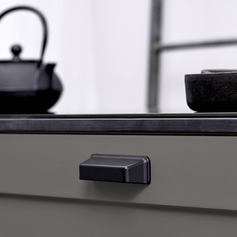 Skålhandtag Equester - 64mm - Mattsvart