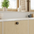Knopp Row - 40mm - Mörkbetsad ek Knopp Row - 40mm - Mörkbetsad ek