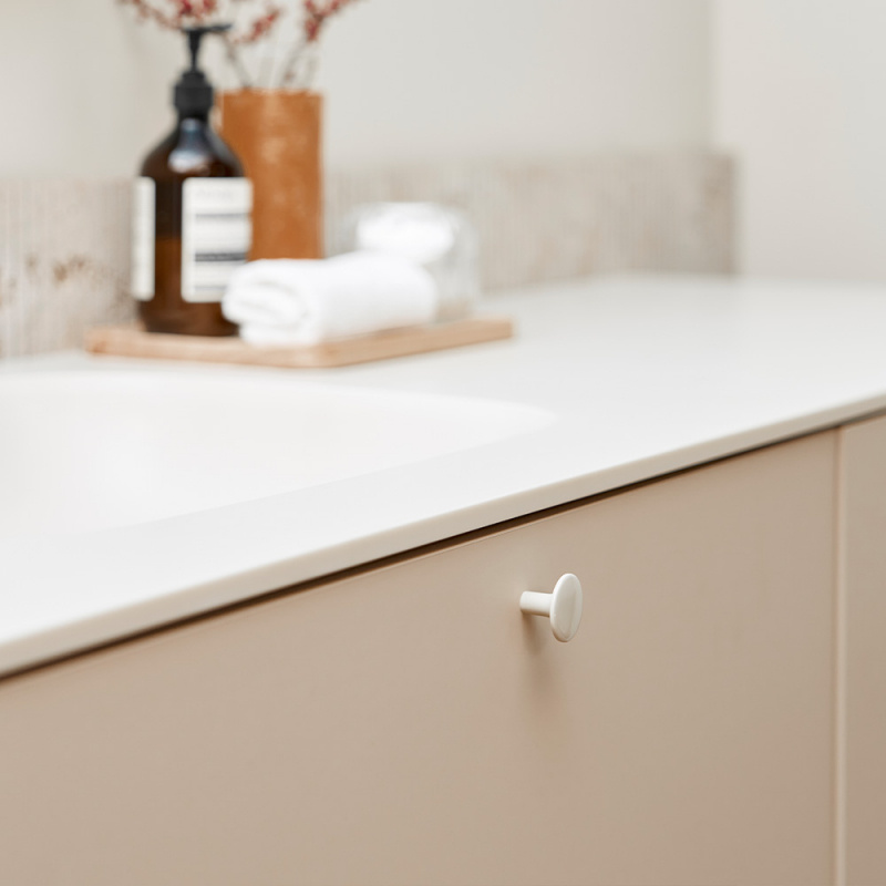 Knopp Tango - 30mm - Glossy dusty creme