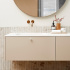 Knopp Tango - 30mm - Glossy dusty creme Knopp Tango - 30mm - Glossy dusty creme