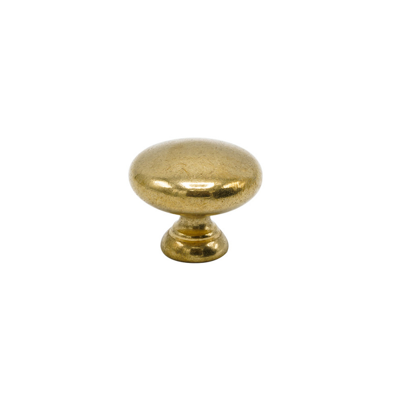 Knopp 411 - 32mm - Obehandlad Mässing