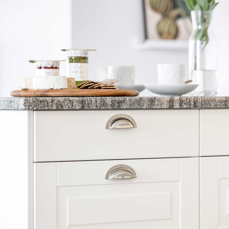 Skålhandtag 3922 förnicklad. Foto: Härjedalskök