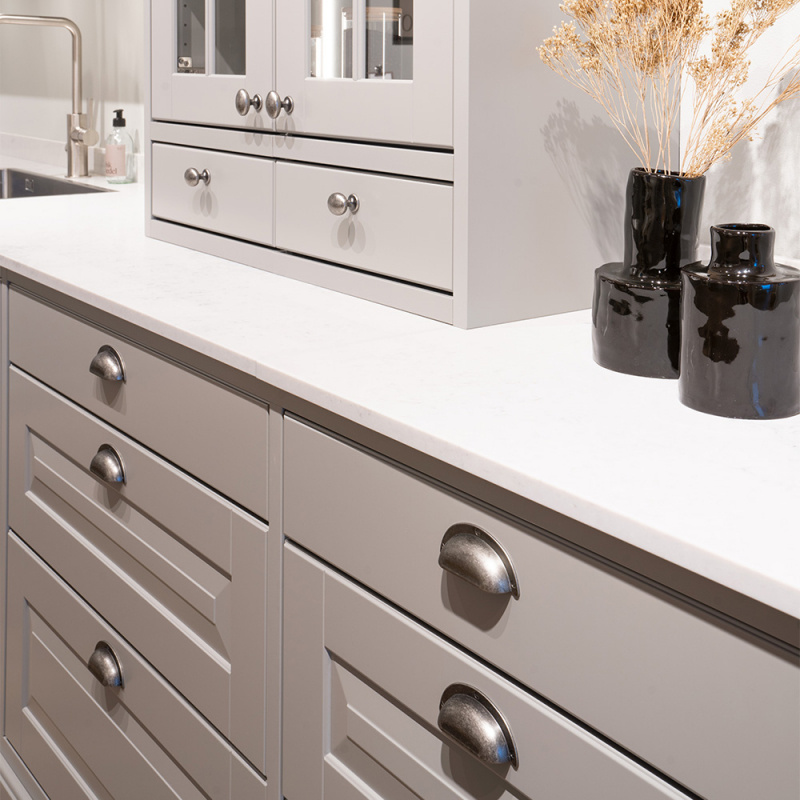 Skålhandtag 3922 - 64mm - Tenn