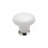 Knopp 24136 - 30mm - Vit/Förnicklad Knopp 24136 - 30mm - Vit/Förnicklad