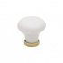 Knopp 24136 - 30mm - Vit/Mässing Knopp 24136 - 30mm - Vit/Mässing