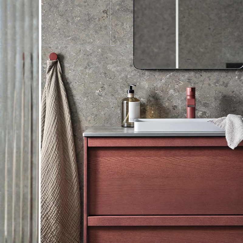 Knopp Circular - Toniton Reddish Brown