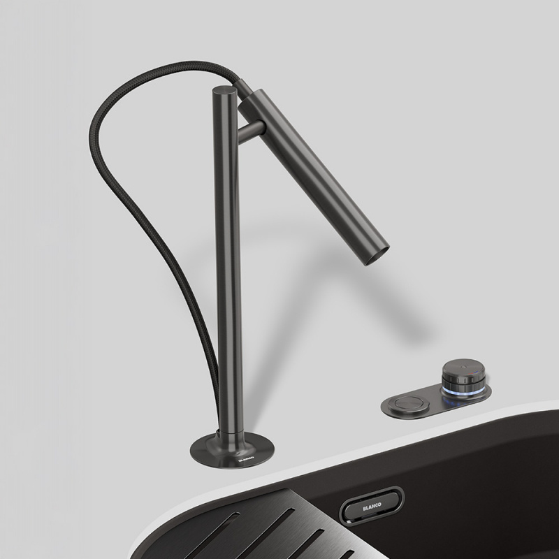 Köksblandare Luneoo-S - Satin dark steel