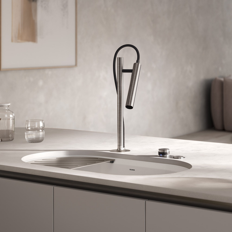 Köksblandare Luneoo-S - Satin platinum