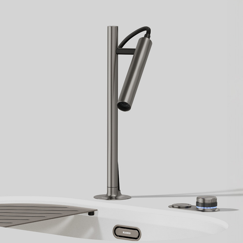 Köksblandare Luneoo-S - Satin platinum