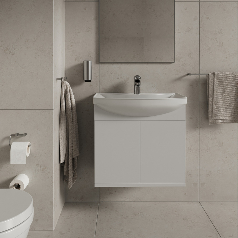 Toalettpappershållare Stay - Borstad rostfritt