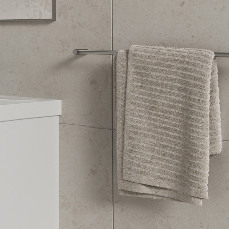 Handduksstång Stay - Borstad rostfritt