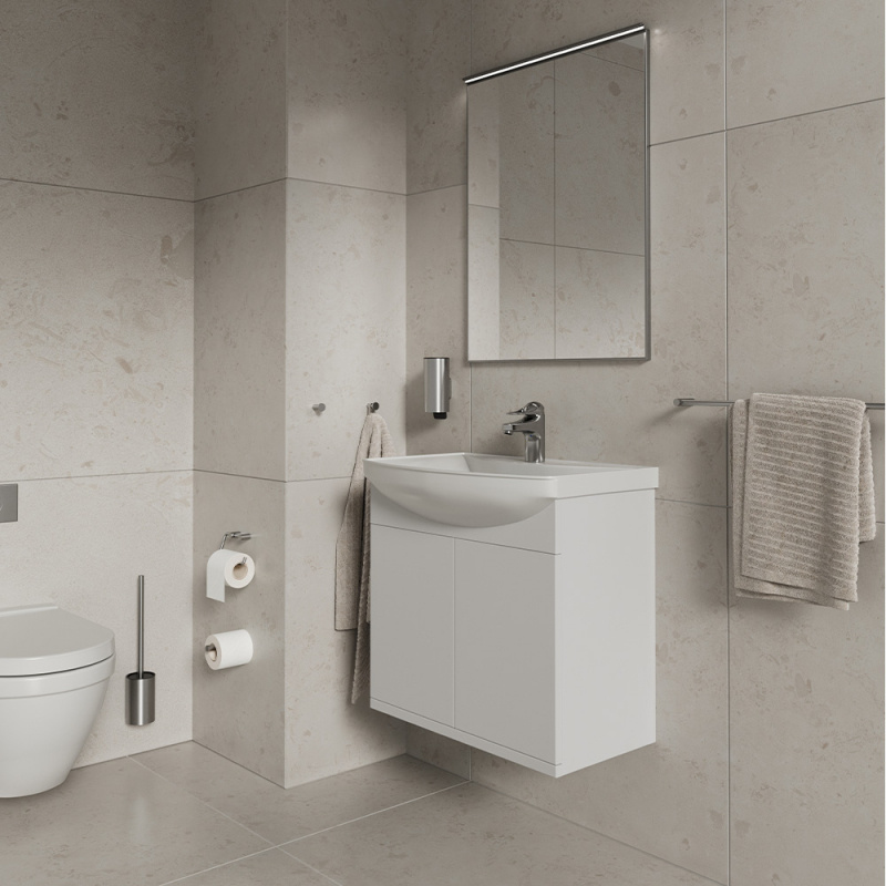 Toalettborste Stay - Borstad rostfritt