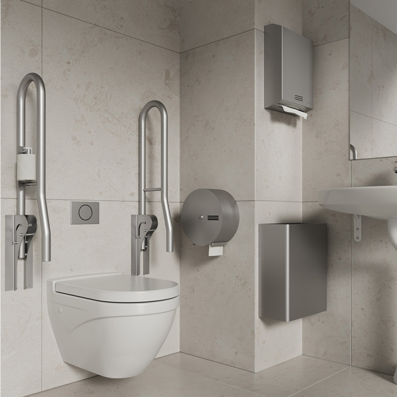 Handduksautomat Stay - Borstad rostfritt