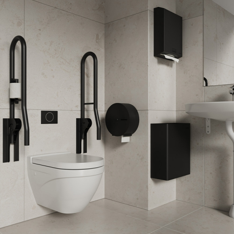 Handduksautomat Stay - Mattsvart