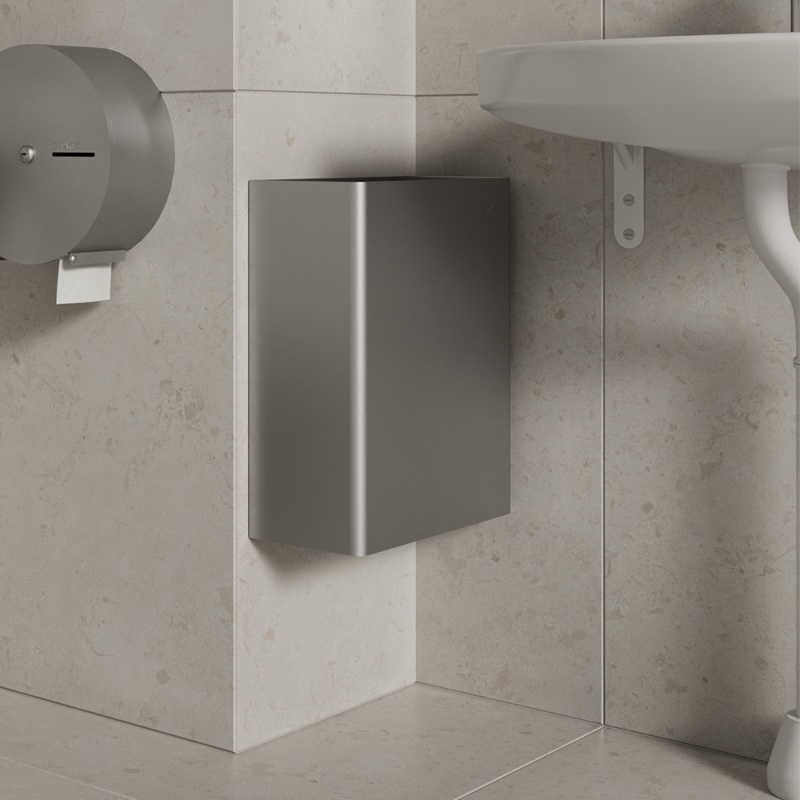 Avfallskorg Stay - 23L - Borstad rostfritt