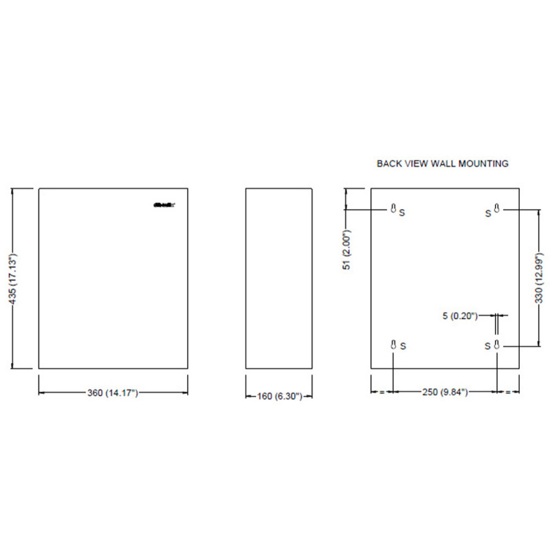 Avfallskorg Stay - 23L - Borstad rostfritt