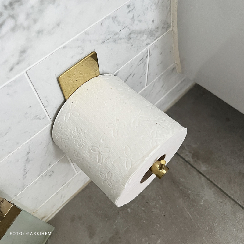 Base 200 - Reservpappershållare - Mässing