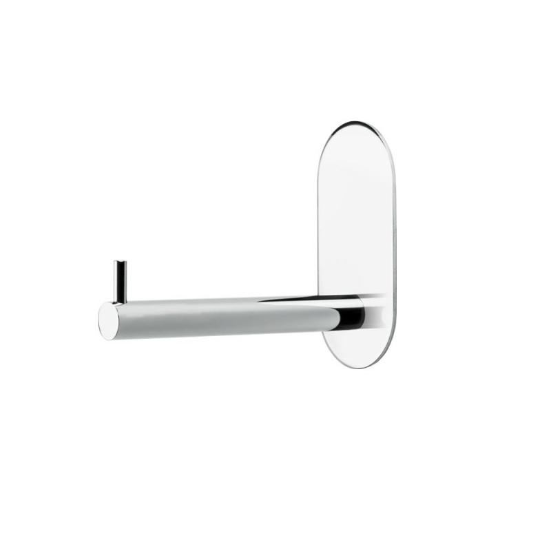 Base 100 - Reservpappershållare - Polerad Krom