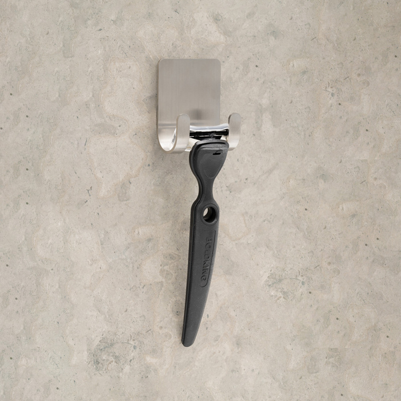 Base - Rakhyvelshållare - Borstad rostfritt