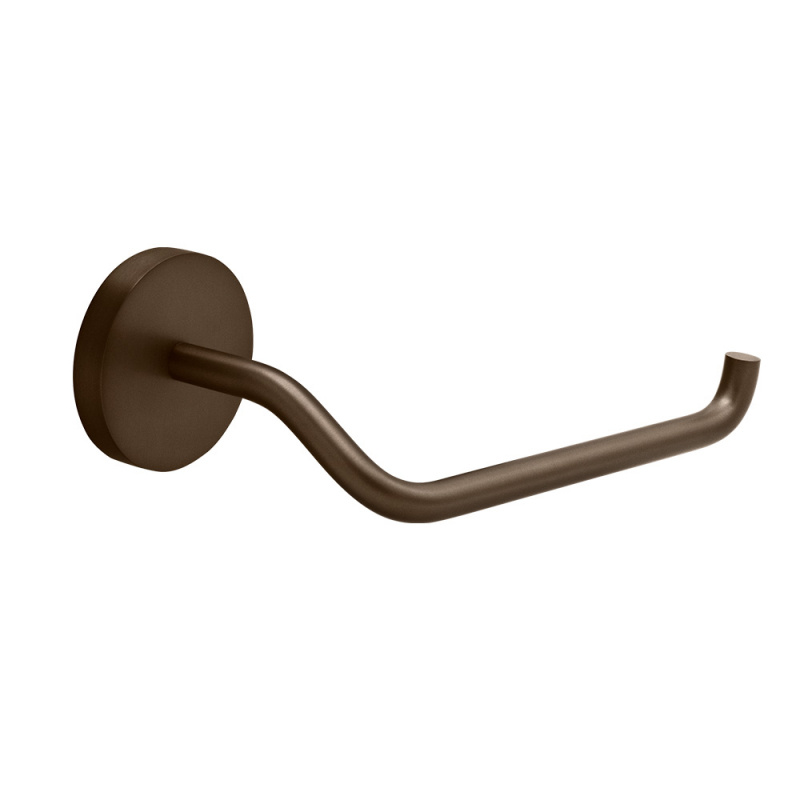 Calm - Toalettpappershållare - Brunerad mässing