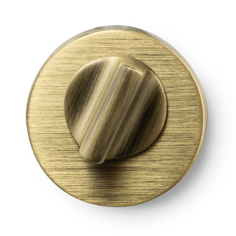 Toalettvred R - Skandinavisk standard - Antik brons