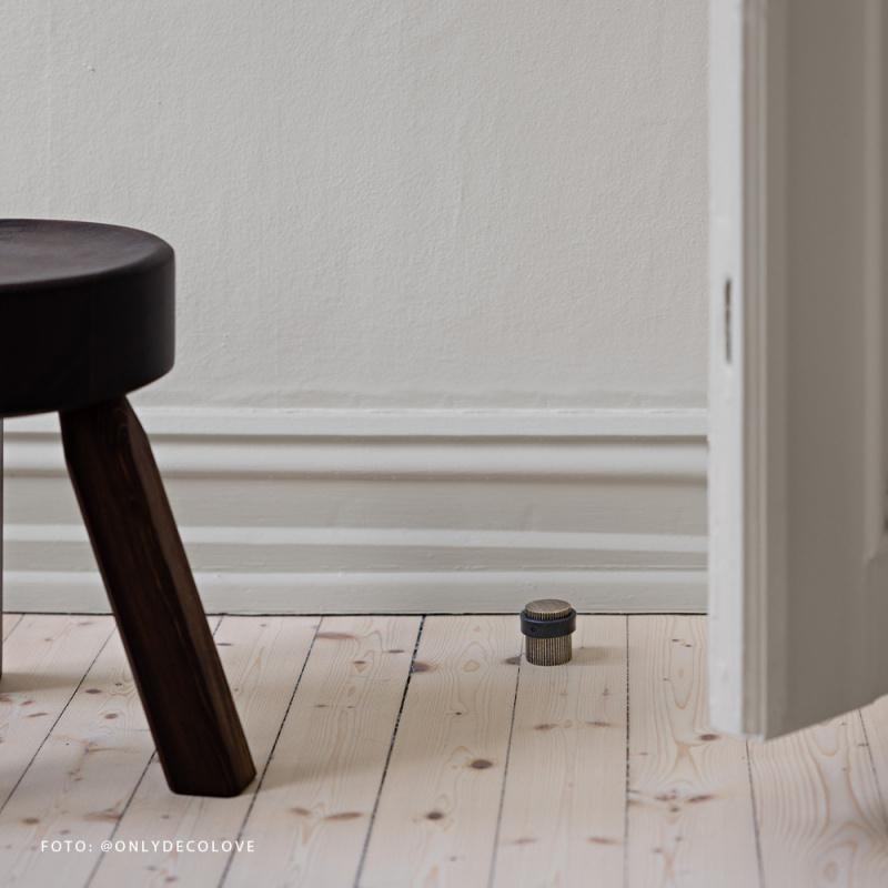 Dörrstopp Helix Stripe - Antik Brons