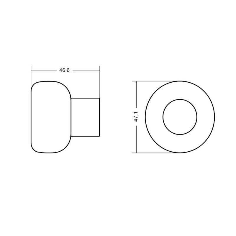 Dörrstopp Buggy - Mattsvart