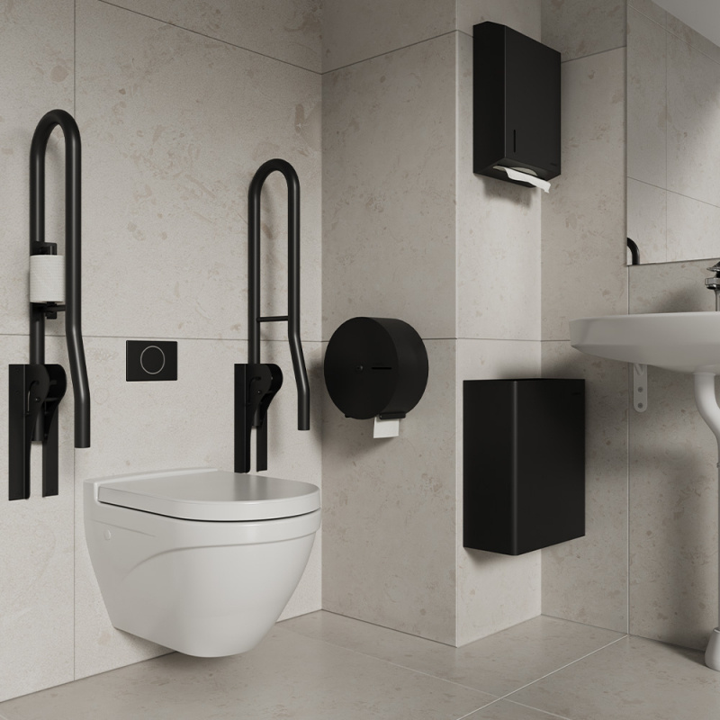 Armstöd 40134 - Mattsvart