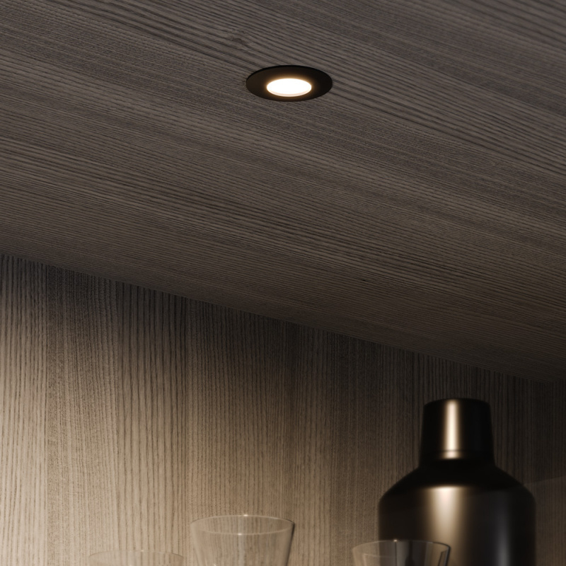 Minispotlight Pixel - Rostfri look