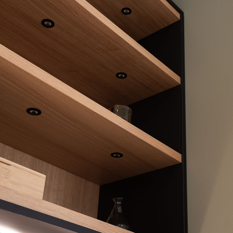 Minispotlight Pixel - Svart