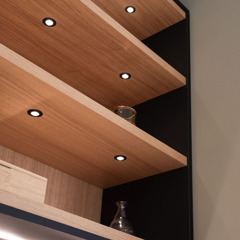 Minispotlight Pixel - Svart