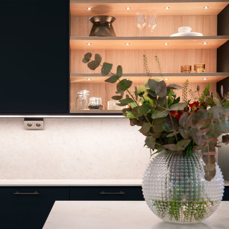 Minispotlight Pixel - Svart