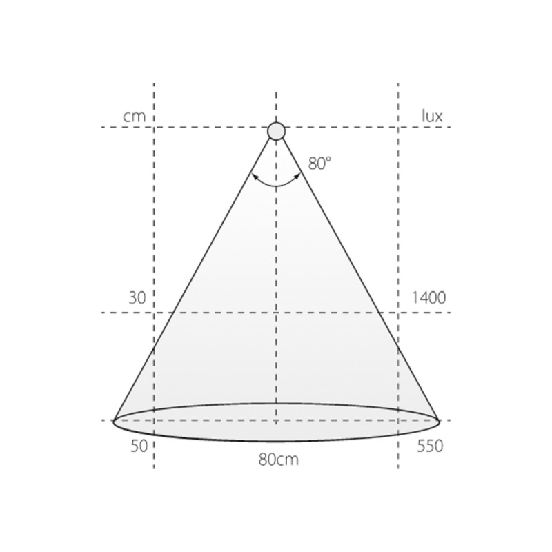 LED-spot Polar SE - Mattsvart
