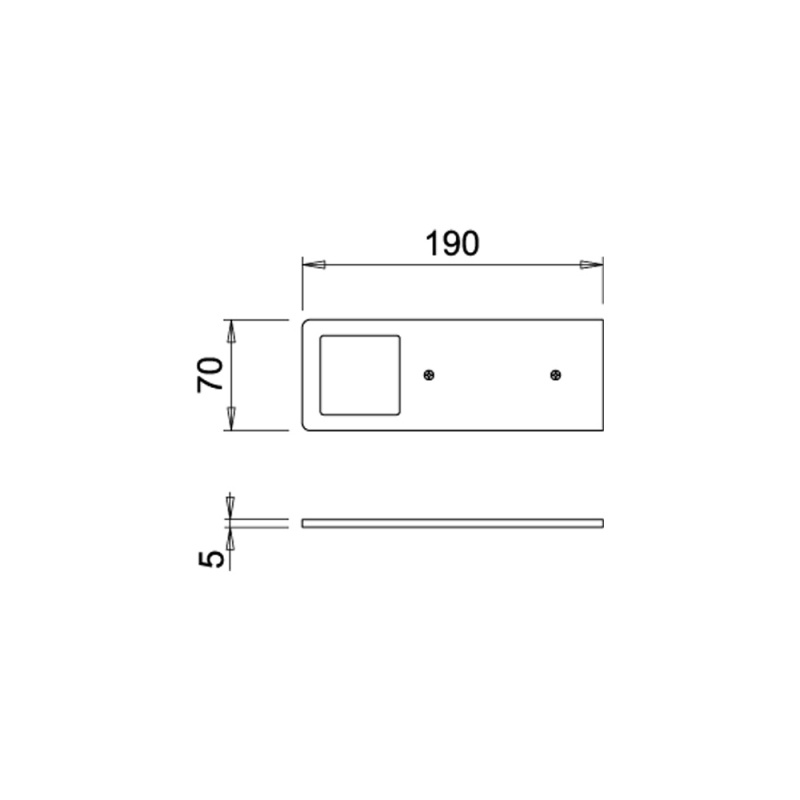 LED-spot Polar SE SDM - Mattsvart
