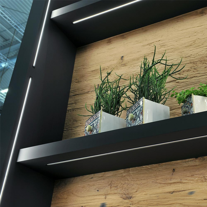 LED-profil 8112 - Svart