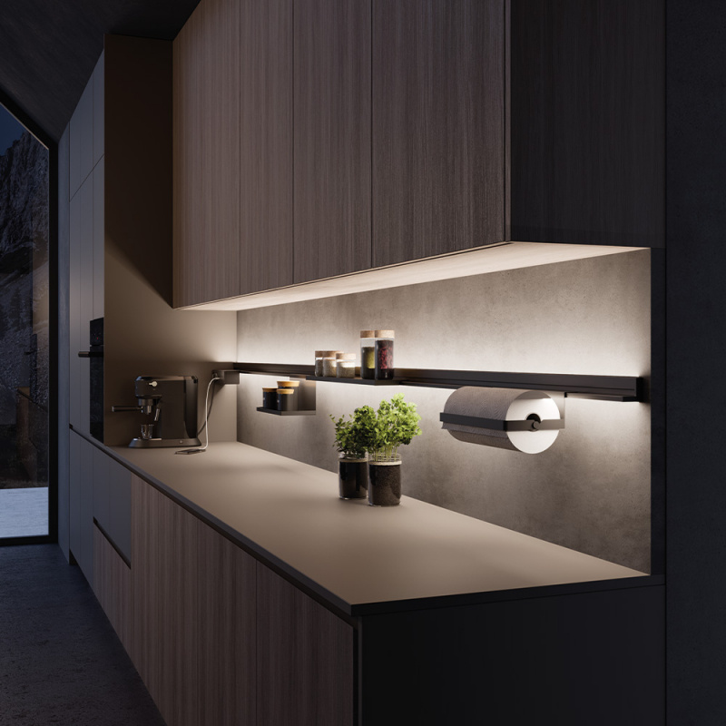 Styrcentral Nety D-M - Mattsvart 