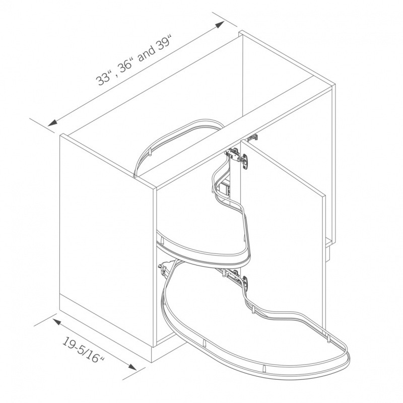 Hörnskåpsutdrag - Cornerstone Maxx Planero 