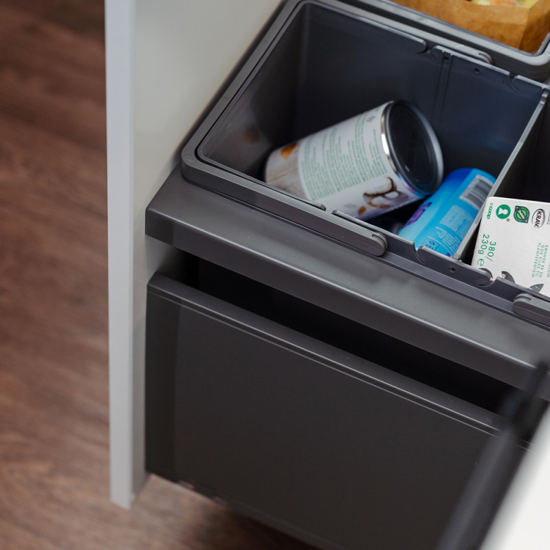 Källsortering Cube Basic Eco - Mörkgrå