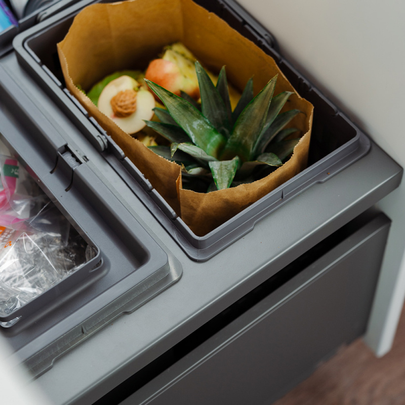 Källsortering Cube Basic Eco - Mörkgrå