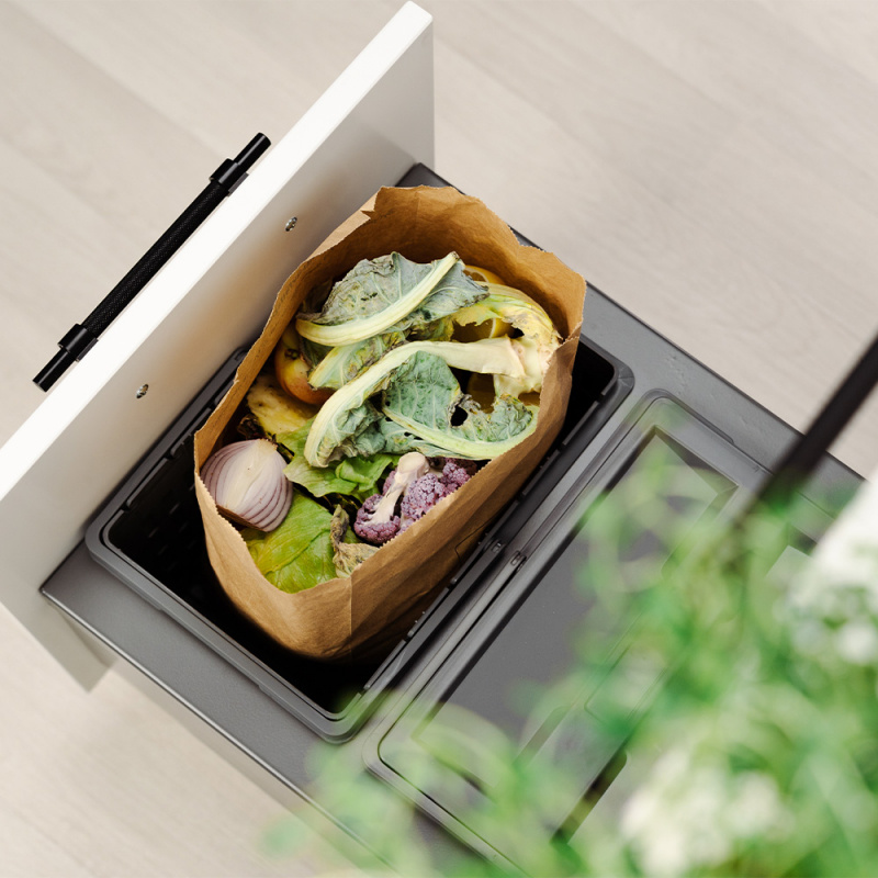 Källsortering Cube Basic Low Eco - Mörkgrå