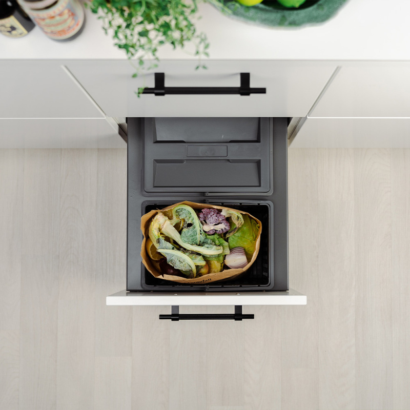 Källsortering Cube Basic Low Eco - Mörkgrå