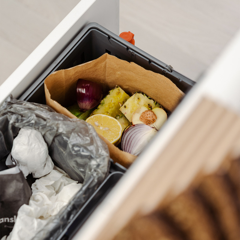 Källsortering Cube Compact Eco - Mörkgrå