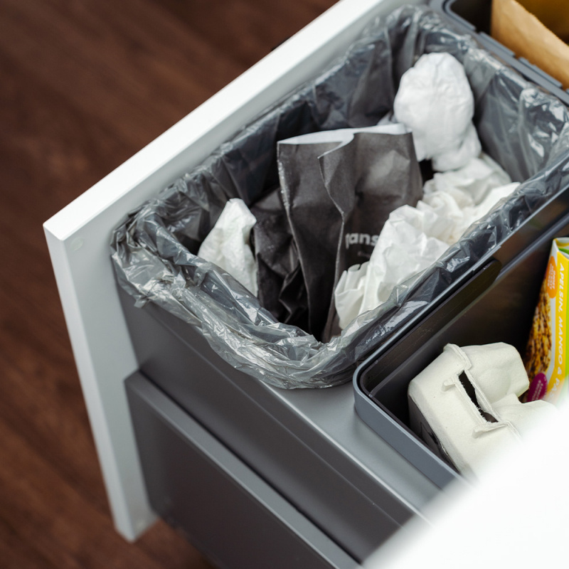 Källsortering Cube Compact Eco - Mörkgrå