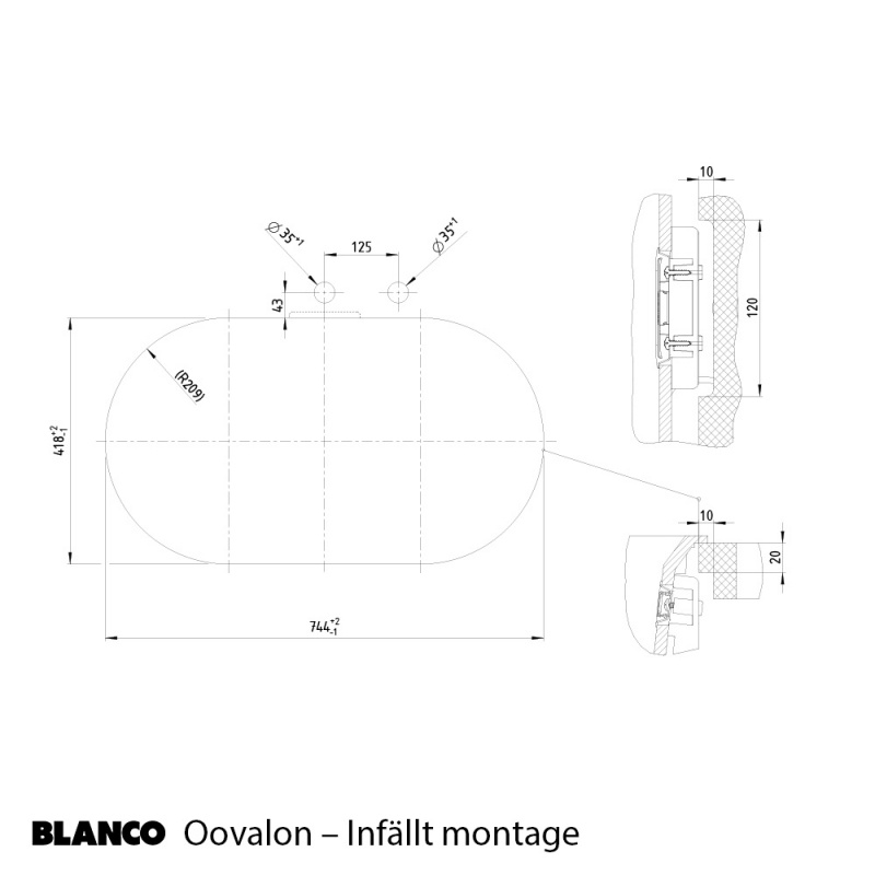 Diskho Oovalon - Cloud white