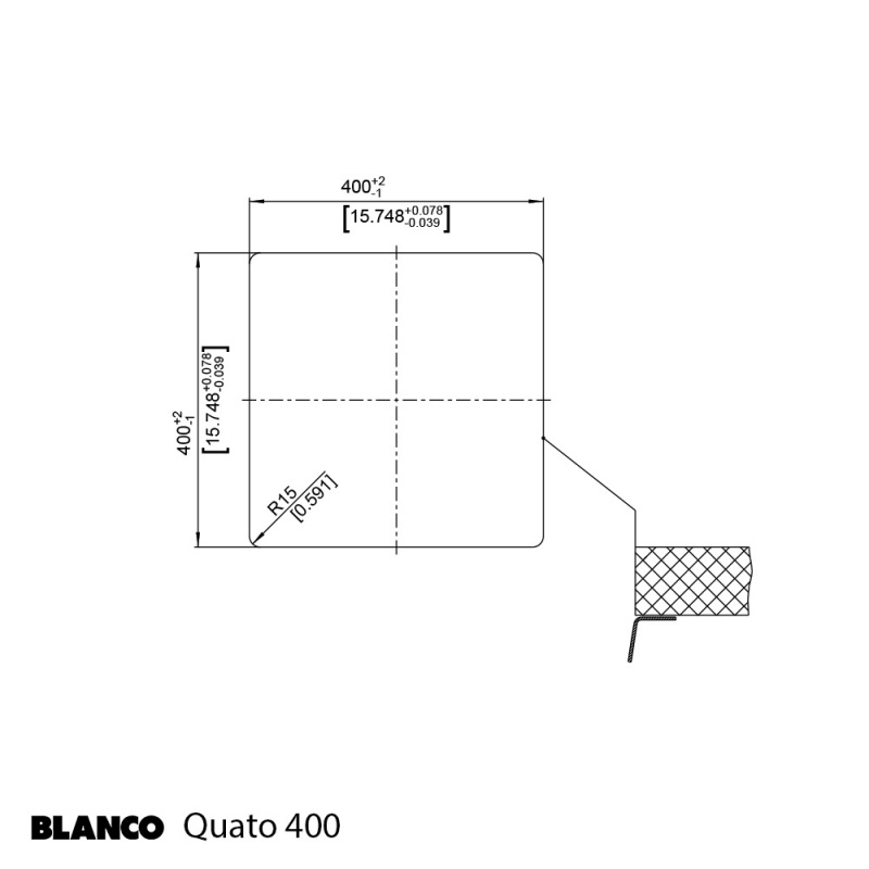 Diskho Quato - Borstat rostfritt