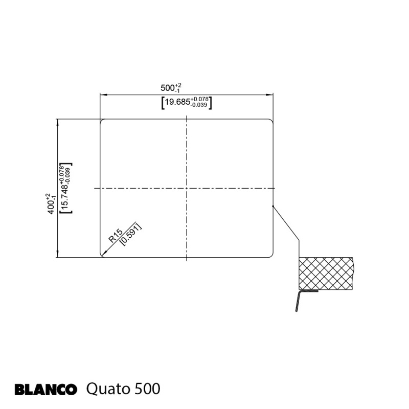 Diskho Quato - Borstat rostfritt
